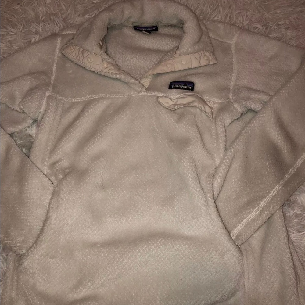 Patagonia Synchilla Snap Pullover White/Cream
